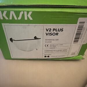 KASK V2 Plus Visor Clear WV100036-500 Clear Face Shield Superplasma Box Damaged